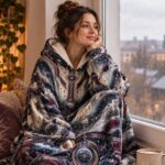SPACE COSSACK Pluszowa Bluza-Koc Oversize - obrazek 5