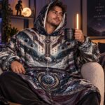 SPACE COSSACK Pluszowa Bluza-Koc Oversize - obrazek 6