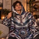 SPACE COSSACK Pluszowa Bluza-Koc Oversize - obrazek 7