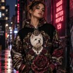 WEST COMMANDER Bluza z kapturem damska - Poliester - obrazek 4