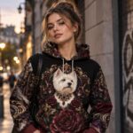 WEST COMMANDER Bluza z kapturem damska - Poliester - obrazek 3