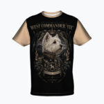 WEST COMMANDER Męski T-Shirt Sportowy