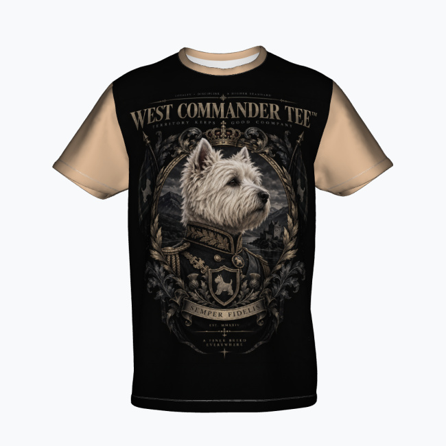 b253d36ee6e00ee1fb76e15d7d08e6f8adfb1007.jpg WEST COMMANDER Męski T-Shirt Sportowy - obrazek 1