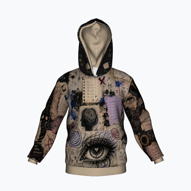 dbf24824e5144df2550d7f6608999a1a91cfd227.jpg THE OVERTHINKERS CLUB Bluza z kapturem Unisex - obrazek 1
