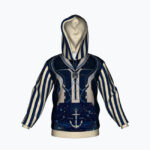 SAILOR FROM ANOTHER PLANET Bluza z kapturem męska - Poliester