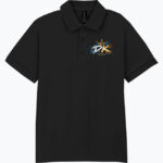 DK SYNDICATE 3 Gildan 8800 DryBlend Adult Polo Czarny