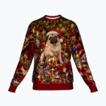 PUG CHRISTMAS MELTDOWN Świąteczny "Ugly Sweater" unisex