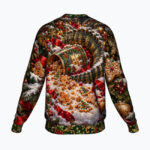 CROCODILE COOKIE CRIME Świąteczny "Ugly Sweater" unisex - obrazek 2