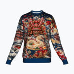 SAMURAI SNOW RAMEN Świąteczny "Ugly Sweater" męski