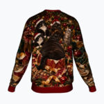 FAT CAT CHRISTMAS CHAOS Świąteczny "Ugly Sweater" damski - obrazek 2