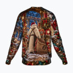 POLAR EXPRESSO RIOT Świąteczny "Ugly Sweater" unisex - obrazek 2
