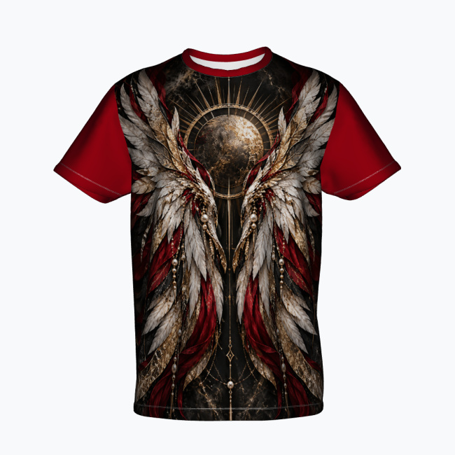 3d026848ff1f565c7f44482e03b62da200364439.jpg WINGED FORCE Męski T-Shirt Sportowy - obrazek 1
