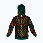 DRAGON OF WAWEL Bluza z kapturem Unisex - Poliester