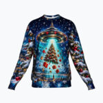 UFO GIFT ABDUCTION Świąteczny "Ugly Sweater" unisex