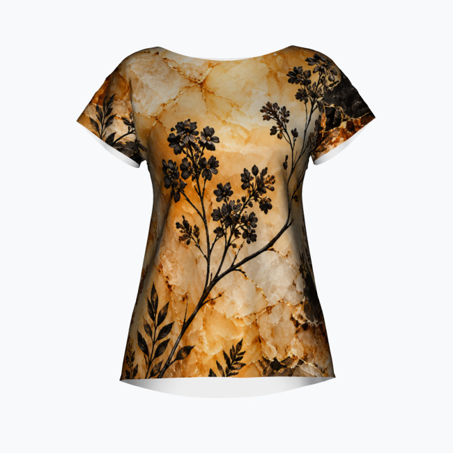 675bc139f12a488f41c7ab3540a0bf836f7f13ff.jpg AMBER VEINS Koszulka damska typu butterfly - obrazek 1