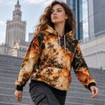 AMBER VEINS Bluza z kapturem Unisex - Poliester - obrazek 6