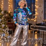 AURORA WOLF FREQUENCY Świąteczny "Ugly Sweater" unisex - obrazek 4