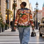 CAPYBARA COCOA CARTEL Świąteczny "Ugly Sweater" unisex - obrazek 7
