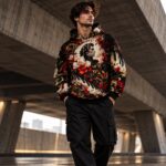 CHOPIN'S ECHO Bluza z kapturem Unisex - Poliester - obrazek 4