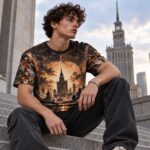CITY OF ASHES Męski T-Shirt Sportowy - obrazek 6