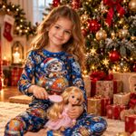 COSMIC MEOW CHRISTMAS Piżama dziecięca - obrazek 5