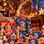 COSMIC MEOW CHRISTMAS Piżama dziecięca - obrazek 7