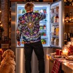 CTHULHU CHRISTMAS SHIFT Świąteczny "Ugly Sweater" męski - obrazek 7