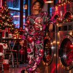 SANTA’S BAD ANGEL Piżama damska - obrazek 4