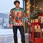 LOBSTER CHRISTMAS CLUB Świąteczny "Ugly Sweater" unisex - obrazek 4