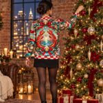 LOBSTER CHRISTMAS CLUB Świąteczny "Ugly Sweater" unisex - obrazek 6