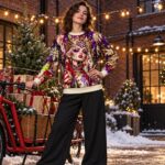 NUTCRACKER GLITCH Świąteczny "Ugly Sweater"damski - obrazek 4
