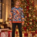 OCTOPUS GIFT DRAMA Świąteczny "Ugly Sweater" unisex - obrazek 3
