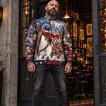 PENGUIN PUNK PARADE Świąteczny "Ugly Sweater" unisex - obrazek 3