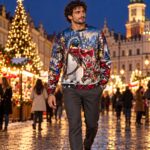 PENGUIN PUNK PARADE Świąteczny "Ugly Sweater" unisex - obrazek 6