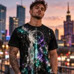 RADIANT MATTER Męski T-Shirt Sportowy - obrazek 5