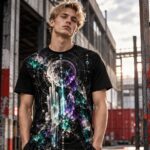 RADIANT MATTER Męski T-Shirt Sportowy - obrazek 3