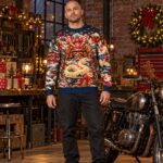 SAMURAI SNOW RAMEN Świąteczny "Ugly Sweater" męski - obrazek 7