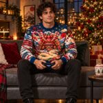 SAMURAI SNOW RAMEN Świąteczny "Ugly Sweater" męski - obrazek 5