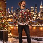 SANTA BAD LIST CLUB Świąteczny "Ugly Sweater" męski - obrazek 5