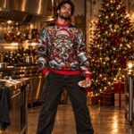SANTA ENGINE OVERLOAD Świąteczny "Ugly Sweater" męski - obrazek 3