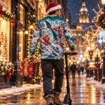 SHARK SNOW DELIVERY Świąteczny "Ugly Sweater" męski - obrazek 7
