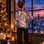 SNOW LEOPARD DISCO Świąteczny "Ugly Sweater" damski - obrazek 7