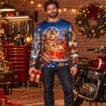 SNOW ROBOT REBOOT Świąteczny "Ugly Sweater" męski - obrazek 3