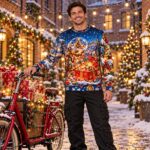 SNOW ROBOT REBOOT Świąteczny "Ugly Sweater" męski - obrazek 5