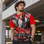 SOLIDARITY Męski T-Shirt Sportowy - obrazek 5