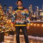 T REX TREE WRECKER Świąteczny "Ugly Sweater" męski - obrazek 3
