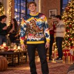 T REX TREE WRECKER Świąteczny "Ugly Sweater" męski - obrazek 7