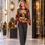 TOY POODLE AFTERHOURS Świąteczny "Ugly Sweater" unisex - obrazek 3