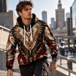 WINGED FORCE Bluza z kapturem Unisex - Poliester - obrazek 7