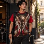 WINGED FORCE Męski T-Shirt Sportowy - obrazek 5